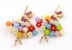 Brooch, Ballerina with flowers and crystals, 5x3.5cm - x1