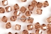 Swarovski, bicone bead, light smoked topaz, 4mm - x20