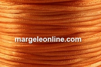 Snur satin, portocaliu intens, 2mm - 5m
