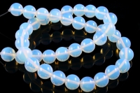 Margele opalit, rotund, 10mm