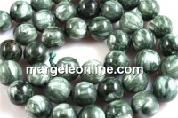 Margele serafinit natural, rotund, 10.5mm