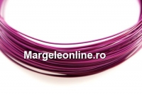 Sarma din cupru, fucsia, 0.50mm - 15m