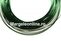 Sarma din cupru, verde iarba, 0.50mm - 15m