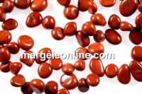 Margele jasp rosu, nugget, 12-14mm