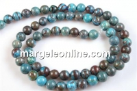 Margele jasp calsilica, rotund, 6.5mm