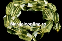 Margele cuart lemon, grad A, fatetat ,16-24mm