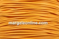 Snur matase cerata pentru bratari, galben intens, 1mm - 5m