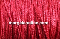 Snur matase roz fucsia pentru bratari, roz fucsia, 1mm - x30m