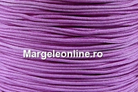 Snur matase pentru bratari, mov liliac, 0.8mm - x5m