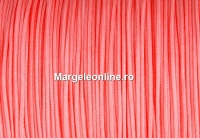 Snur matase pentru bratari, padparadscha, 0.8mm - x5m