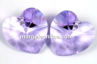 Swarovski, pandantiv inima, violet, 10mm - x2
