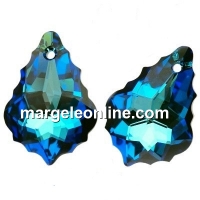 Swarovski,  baroque pendant, bermuda blue, 22mm - x1