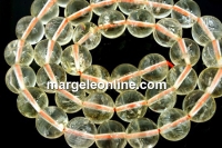 Margele citrin natural, rotund, 10.5mm