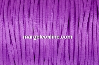 Snur satin, mov liliac, 2mm - 5m