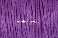 Snur satin, mov intens, 1.5mm - 5m