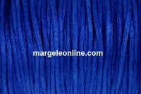 Snur satin, albastru cobalt, 1.5mm - 5m