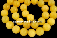Margele aragonit galben, rotund, 10mm