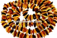 Margele chips din chihlimbar natural, 10-13mm