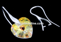 Tortite cercei argint 925, petala cu sistem de prindere, 25mm - x1per