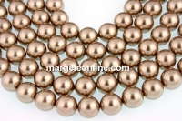 Perle Swarovski, bronze, 4mm - x100