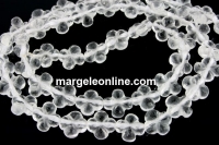 Margele cuart natural de stanca, trifoi, 11.5mm