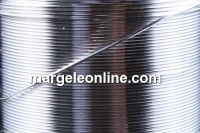 Wire, 925 silver, medium hardness, 0.9mm - x1m