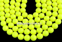 Perle Swarovski, neon yellow, 4mm - x100