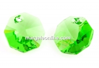 Swarovski, pandantiv octogon, peridot, 12mm - x2