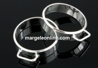 Inel cu o bucla, argint 925, 17.6mm - x1