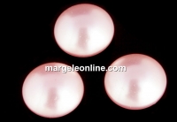 Swarovski, cabochon perla cristal, rosaline, 8mm - x2