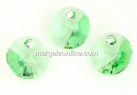 Swarovski, pandantiv rivoli, chrysolite, 8mm - x4