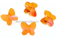 Swarovski, margele fluture, astral pink, 8mm - x2