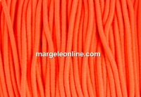 Snur elastic circular, portocaliu neon, 1.4mm - x 13m