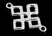 Link nod celtic, masiv, argint 925, 17.5x13mm - x1