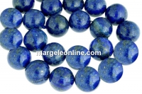 Margele Lapis Lazuli Denim natural A+, rotund, 10mm