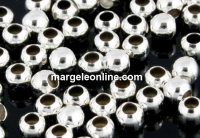 Margele decor, argint 925, 4mm, int.1.2mm - x10