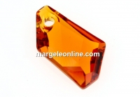 Swarovski, pandantiv free cosmic, topaz, 18mm - x1
