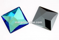 Swarovski, cabochon rivoli, bermuda blue, 20mm - x1