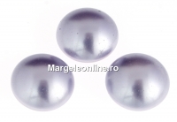 Swarovski, crystal pearl cabochon, lavender, 8mm - x2