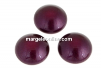 Swarovski, cabochon perla cristal, blackberry, 8mm - x2