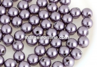 Perle Swarovski cu un orificiu, mauve, 4mm - x4