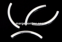 Tub ondulat, argint 925, 19mm - x4