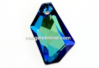 Swarovski, pandantiv De-art, bermuda blue, 24mm - x1