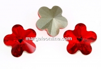 Swarovski, fancy floare, light siam, 10mm - x1