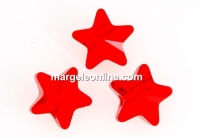 Swarovski, margele stea, light siam, 12mm - x2