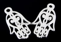 Pandantiv mana lui Fatima (Hamsa) argint 925, 20x11.5mm  - x1