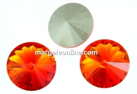 Swarovski, rivoli, fireopal, 14mm - x1