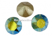 Swarovski, chaton SS39, iridescent green, 8mm - x2