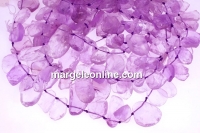 Margele ametist lavanda clar, piatra naturala bruta, 15-25mm