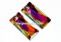 Swarovski, pandantiv Queen baguette, volcano, 13.5mm - x1